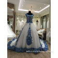 russian blue wedding dress bridal gown latest